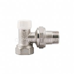 Кран для радиаторов УГЛОВОЙ, обратки ITAP